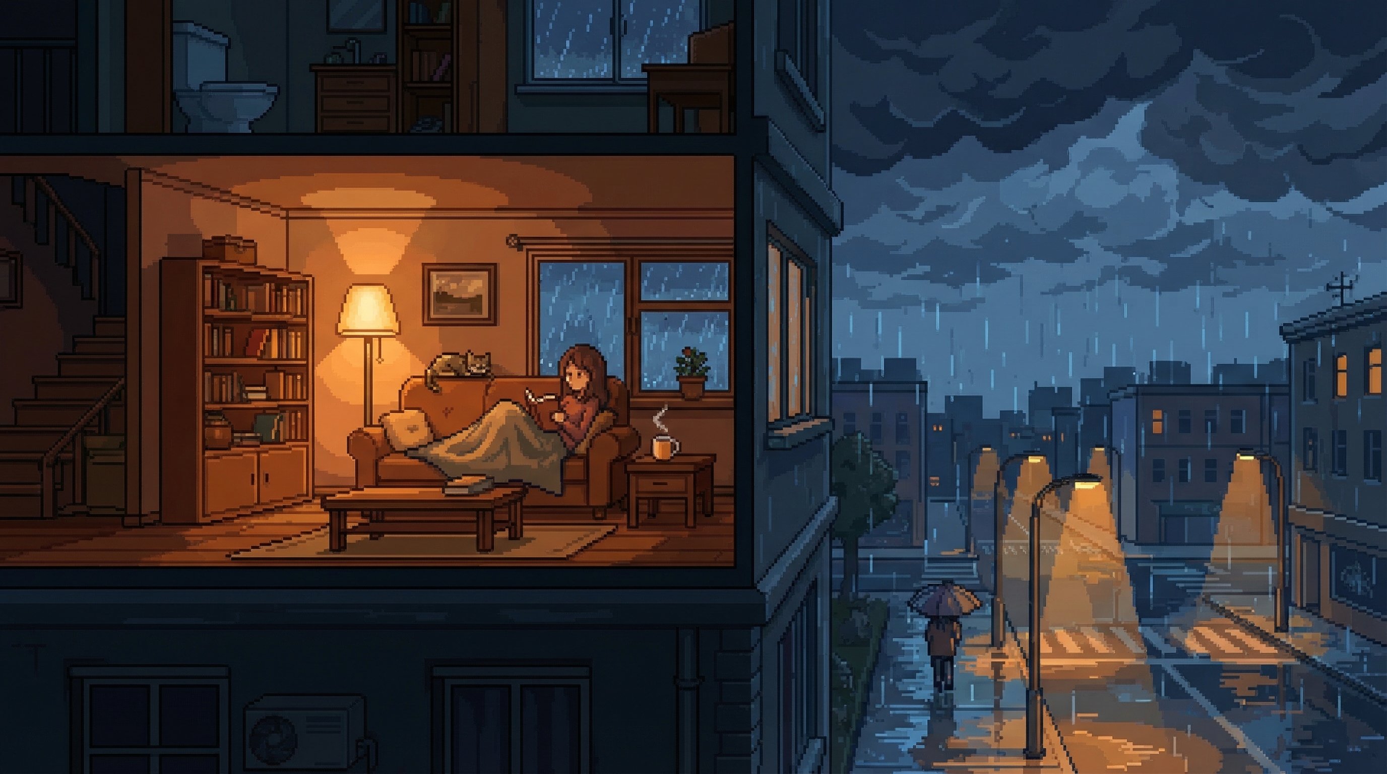 Cozy Rainy Night